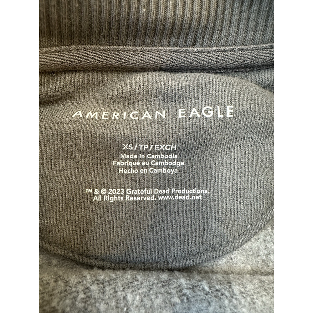 AMERICAN EAGLE AE OVERSIZED GRATEFUL DEAD GRAPHIC SWEATSHIRT WOMENS Size XS 2731 - Picture 4 of 8